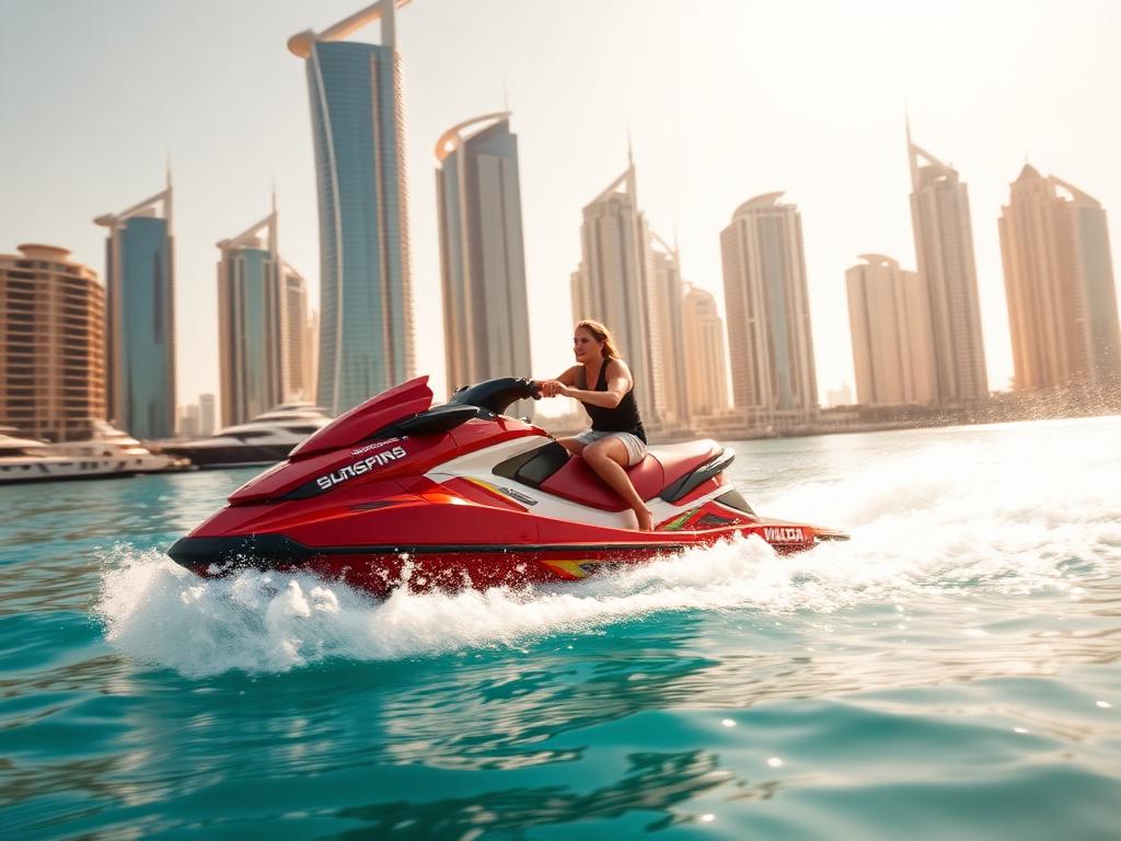 Passeio de jet ski em Dubai — experiência do clube RizzoPay